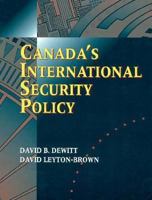 Canada's International Security Policy 0133115496 Book Cover