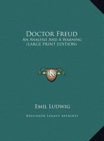 Doctor Freud: An Analysis and a Warning B0006AR95S Book Cover