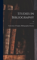 Studies in Bibliography; 42 1014900131 Book Cover