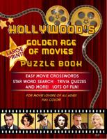 Hollywood's Golden Age of Movies Puzzle Book 1736111000 Book Cover