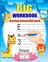 Big Workbook Starting School ABC Book: handwriting practice books for kids + Preschool Math Workbook for Toddlers Ages 2-4: Beginner Math Preschool Le B08C9CPP8M Book Cover