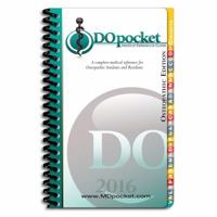 DOpocket Medical Reference Guide: Osteopathic Edition 2016 194399112X Book Cover