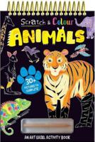 Scratch and Colour Animals 1801052654 Book Cover