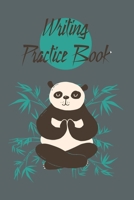 Writing Practice Book: Practisce Book For Japanese and Chinese or Calligraphy | 6x9 '' | 120 Genkouyoushi - Pages | For Kanji, Hiragana und Katakana | ... Beginners, Advanced And Professionals | Panda 1712525506 Book Cover