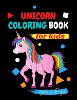 unicorn coloring book for kids ages 3 & up: Amazing Unicorn Coloring Book for Kids B08RCBM98Z Book Cover