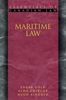 Maritime Law (Essentials of Canadian Law) 1552210863 Book Cover