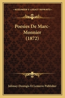 Poesies De Marc-Monnier (1872) 1160228272 Book Cover