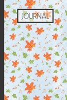 Journal: Autumn Falling Leaves Lined 120 Page Journal (6x 9) 170422974X Book Cover