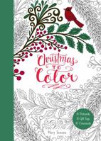 Christmas to Color: 10 Postcards, 15 Gift Tags, 10 Ornaments 0062567276 Book Cover