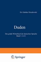 Duden Worterbuch, A-CI 3411013559 Book Cover