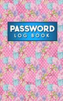 Password Log Book: Internet Password Address Book, Password Lock Journal, Password Book, Password-Internet Book, Hydrangea Flower Cover (Volume 42) 1718647786 Book Cover