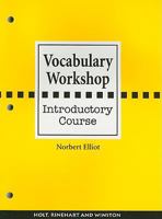 Vocabulary Workshop: Introductory Course 0030430135 Book Cover