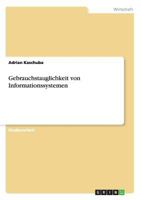 Gebrauchstauglichkeit von Informationssystemen 3656492255 Book Cover