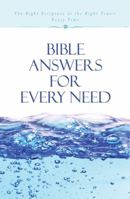 BIBLE ANSWERS FOR EVERY NEED (Inspirational Library) 1616269618 Book Cover