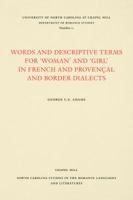 Words and Descriptive Terms for "Woman" and "Girl" in French, Provençal, and Border Dialects 0807890111 Book Cover