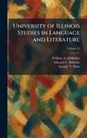 University of Illinois Studies in Language and Literature 1026061288 Book Cover