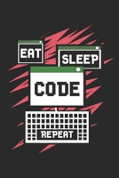 Eat Sleep Code Repeat: Administrator Notebook Administrator Gifts Programmer Notebook Programmer Gifts Student Gifts Programmer Journal 120 Pages lined 6x9 Format 1673447813 Book Cover