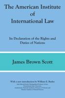 The American Institute of International Law 1616190329 Book Cover