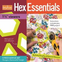 Fast2cut(r) Hexessentials 1 1/2" Viewers: 3-Piece Acrylic Hexagon, Diamond & Triangle Set 1607059304 Book Cover