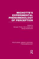 Michotte's Experimental Phenomenology of Perception (Resources for ecological psychology) 1138995827 Book Cover