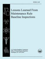 Lessons Learned from Maintenance Rule Baseline Inspections 1500375101 Book Cover