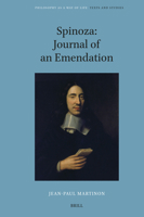 Spinoza: Journal of an Emendation : Journal of an Emendation 9004756361 Book Cover