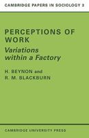 Perceptions of Work: Variations within a Factory (Cambridge Papers in Sociology) 0521097274 Book Cover