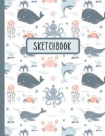 Sketchbook: Large Notebook for Drawing, Doodling or Sketching: 108 Pages, 8.5" x 11". (Framed Blank Paper Drawing and Writing Journal) 1675656754 Book Cover