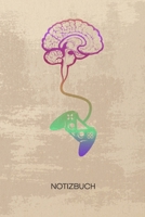 NOTIZBUCH A5 Dotted: Gamer Notizheft GEPUNKTET 120 Seiten - Game Controller Notizblock Gamergeschenk Skizzenbuch - Games Geschenk f�r Gamer Nerd Geek 1710301139 Book Cover