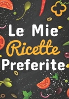 Le Mie Ricette Preferite: Un ricettario personalizzato dove puoi scrivere le ricette dei piatti più buoni e sfiziosi che hai creato. (Italian Edition) 1658057058 Book Cover