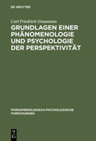 Grundlagen Einer Phanomenologie Und Psychologie Der Perspektivitat 3110994895 Book Cover