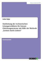 Erarbeitung der rechnerischen Lösungsverfahren für Lineare Gleichungssysteme mit Hilfe der Methode „Lernen durch Lehren" 3656538344 Book Cover