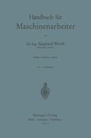 Handbuch Fur Maschinenarbeiter 3642941281 Book Cover