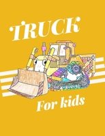 Truck for kids: A funny car activity book for kids ages 4-8 |(A-Z ) Handwriting & Number Tracing & The maze game & Coloring page (Book1) 1711242012 Book Cover