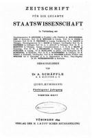 Zeitschrift f�r die gesamte Staatswissenschaft (1884) 1517228859 Book Cover