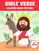 Bible Verse Coloring Book For Kids: Coloring Pages with inspirational verse from Bible B09HG55K9K Book Cover