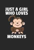 Affe �ffchen Notizbuch: Affe �ffchen Notizbuch f�r Liebhaber / Notizheft / Notizblock A5 (6x9in) Dotted Notebook / Punkteraster / 120 gepunktete Seiten 1673936830 Book Cover