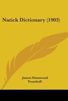 Natick Dictionary 0803222815 Book Cover