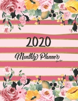 2020 monthly planner jan-dec: JAN 2020-DEC 2020 One Year Daily Weekly Calendar 12 Month Appointment Notebook for To-Do List Agenda Schedule Organizer Logbook Student or Teacher Action plan, design cov 170604464X Book Cover