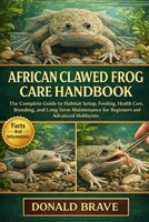 AFRICAN CLAWED FROG CARE HANDBOOK: The Complete Guide to Habitat Setup, Feeding, Health Care, Breeding, and Long-Term Maintenance for Beginners and Advanced Hobbyists. B0GRZNT25H Book Cover
