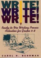 Write Write Write Ready to Use Write Process Activ Ities Grade 4-8 0787965820 Book Cover