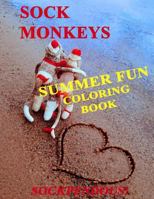 Sock Monkeys: Summer Fun Coloring Book 1535184612 Book Cover
