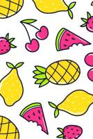 Journal Prompts For Self Discovery: A Guided Writing Prompt Journal with 100 Positive Prompts to Find Inner Peace and Get Rid of Anxiety and Depression with Fun Fruit Pattern (Pineapple, Cherry, Water 1091543682 Book Cover