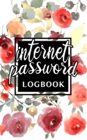Password Log Book: Personal Email Address Login Organizer Logbook with Alphabetical Tabs Order To Protect Websites Usernames, Internet Passwords Keeper Navy Watercolor Flowers Notebook 170631213X Book Cover
