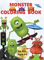 Monster Color Book For Kids 4-8: A Story About Colorful Emotions of little monsters 1802117024 Book Cover