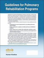 Guidelines for Pulmonary Rehabilitation Programs 1492550914 Book Cover