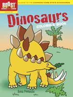 BOOST Dinosaurs Coloring Book 0486494152 Book Cover
