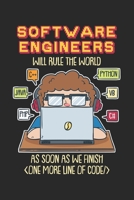 Software Engineers Will Rule The World As Soon As: 120 Pages I 6x9 I Graph Paper 4x4 1677845937 Book Cover