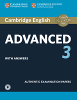 Cambridge English Advanced 3 Student's Book with Answers with Audio (CAE Practice Tests) 1108431224 Book Cover