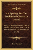 An Apology for the Established Church in Ireland 0353865958 Book Cover